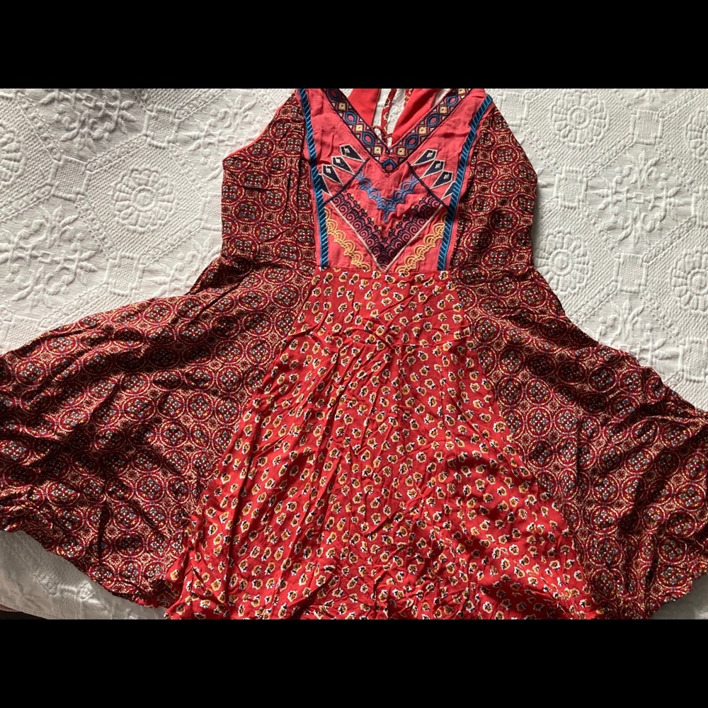 Flying Tomato Pink Pattern Dress